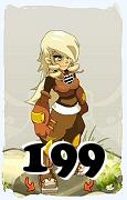 Un personaggio del gioco Dofus, Steamer-Aria, al livello 199