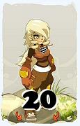 Un personaggio del gioco Dofus, Steamer-Aria, al livello 20