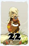 Un personaggio del gioco Dofus, Steamer-Aria, al livello 22