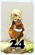 Un personaggio del gioco Dofus, Steamer-Aria, al livello 24