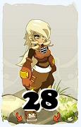 Um personagem do jogo Dofus, Steamer-Ar, de nivel 28