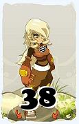 Um personagem do jogo Dofus, Steamer-Ar, de nivel 38