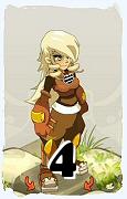 Um personagem do jogo Dofus, Steamer-Ar, de nivel 4