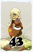 A Dofus character, Sram-Air, by level 43