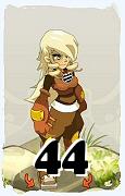 Un personaggio del gioco Dofus, Steamer-Aria, al livello 44