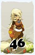 Um personagem do jogo Dofus, Steamer-Ar, de nivel 46