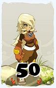 Un personnage du jeu Dofus, Féca-Air, au niveau 50