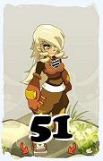 A Dofus character, Sacrier-Air, by level 51