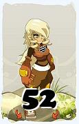 Um personagem do jogo Dofus, Cra-Ar, de nivel 52