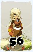 Un personaggio del gioco Dofus, Steamer-Aria, al livello 56