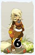 Um personagem do jogo Dofus, Steamer-Ar, de nivel 6