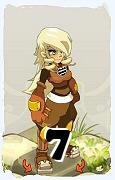 A Dofus character, Rogue-Air, by level 7