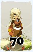 Un personaggio del gioco Dofus, Steamer-Aria, al livello 70