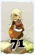 Um personagem do jogo Dofus, Steamer-Ar, de nivel 71