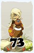 Um personagem do jogo Dofus, Steamer-Ar, de nivel 73