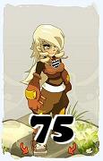 Un personnage du jeu Dofus, Zobal-Air, au niveau 75