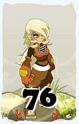 Um personagem do jogo Dofus, Steamer-Ar, de nivel 76