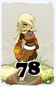 Un personnage du jeu Dofus, Osamodas-Air, au niveau 78