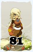 Um personagem do jogo Dofus, Steamer-Ar, de nivel 81