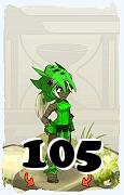 Um personagem do jogo Dofus, Xelor-Ar, de nivel 105