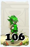 Um personagem do jogo Dofus, Xelor-Ar, de nivel 106