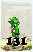 Eine Charakter des Spieles Dofus, Enutrof-Luft, Stufe 131