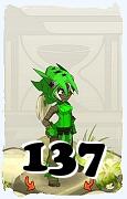 Um personagem do jogo Dofus, Xelor-Ar, de nivel 137