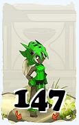 Um personagem do jogo Dofus, Xelor-Ar, de nivel 147