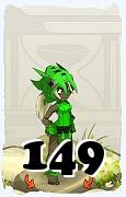 Um personagem do jogo Dofus, Xelor-Ar, de nivel 149