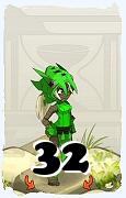 A Dofus character, Rogue-Air, by level 32