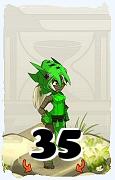 A Dofus character, Eniripsa-Air, by level 35