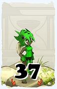 A Dofus character, Sadida-Air, by level 37