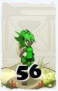 A Dofus character, Sacrier-Air, by level 56