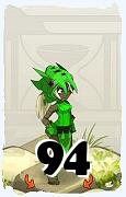 Um personagem do jogo Dofus, Cra-Ar, de nivel 94