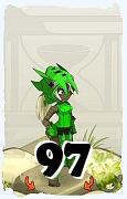 Um personagem do jogo Dofus, Xelor-Ar, de nivel 97