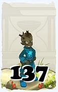 Um personagem do jogo Dofus, Xelor-Ar, de nivel 137