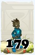 Um personagem do jogo Dofus, Cra-Ar, de nivel 179