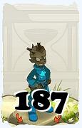 Um personagem do jogo Dofus, Sram-Ar, de nivel 187