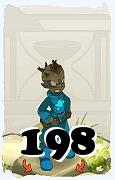 A Dofus character, Rogue-Air, by level 198