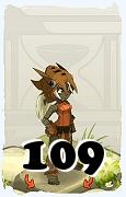 Un personaje del juego Dofus, Xelor-Aire, de nivel 109