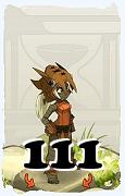 Un personaggio del gioco Dofus, Xelor-Aria, al livello 111