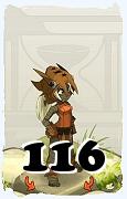 Um personagem do jogo Dofus, Xelor-Ar, de nivel 116