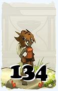 Un personaggio del gioco Dofus, Xelor-Aria, al livello 134