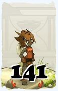 Um personagem do jogo Dofus, Xelor-Ar, de nivel 141