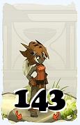 Um personagem do jogo Dofus, Xelor-Ar, de nivel 143