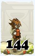 Um personagem do jogo Dofus, Xelor-Ar, de nivel 144