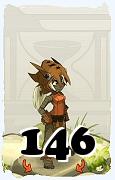 Un personnage du jeu Dofus, Xélor-Air, au niveau 146