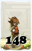 Um personagem do jogo Dofus, Xelor-Ar, de nivel 148