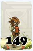 Un personnage du jeu Dofus, Xélor-Air, au niveau 149