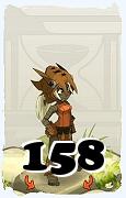 A Dofus character, Sadida-Air, by level 158